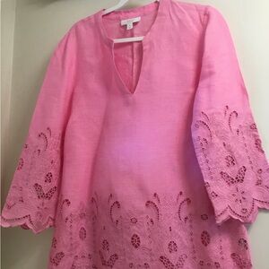 Charter Club Pink Lace Blouse